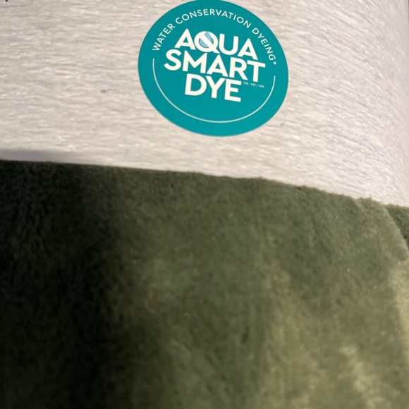 Plush Olive Green Blanket - Picture 6 of 8